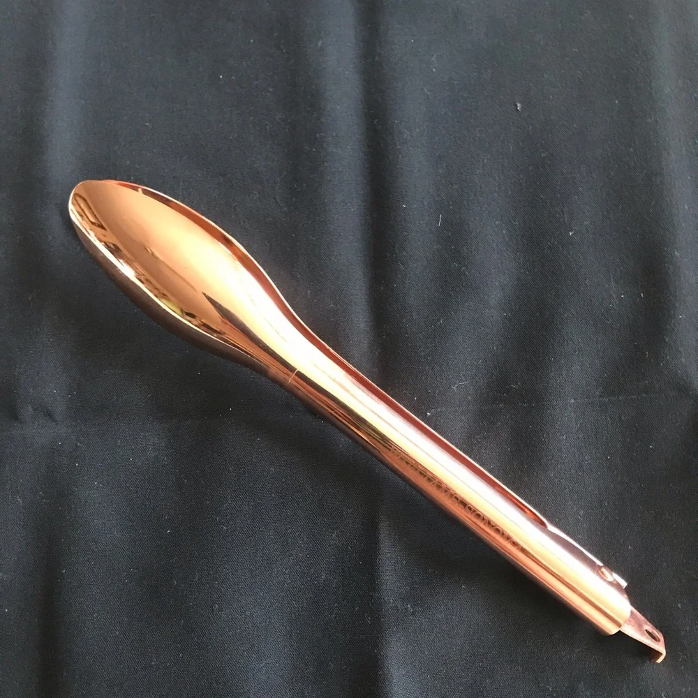 Williams-Sonoma Copper Smooth Tongs